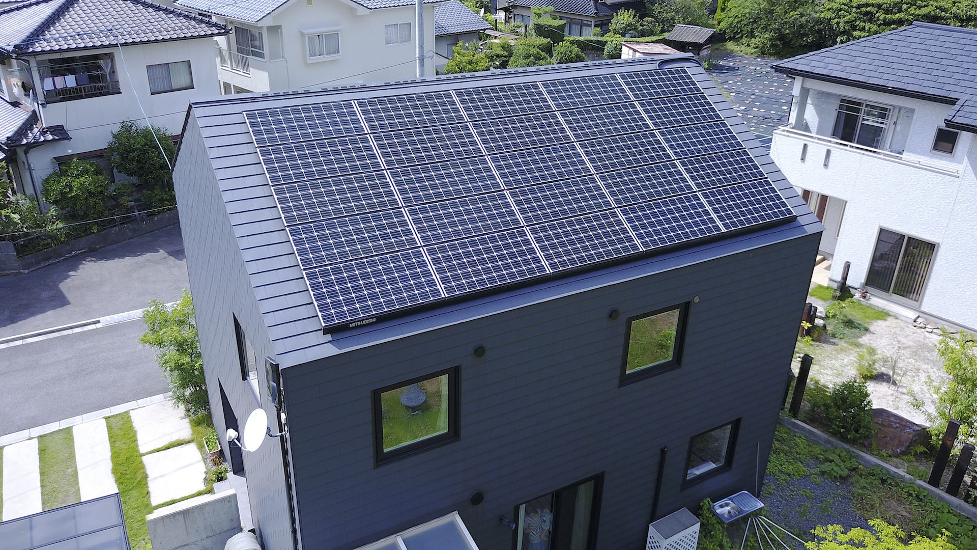太陽光発電とオール電化が標準装備された規格住宅「casa sole