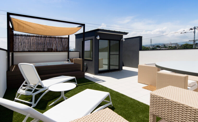 「casa sky（カーサスカイ）」の屋上テラスと間取りが自由な空間を実現してくれる