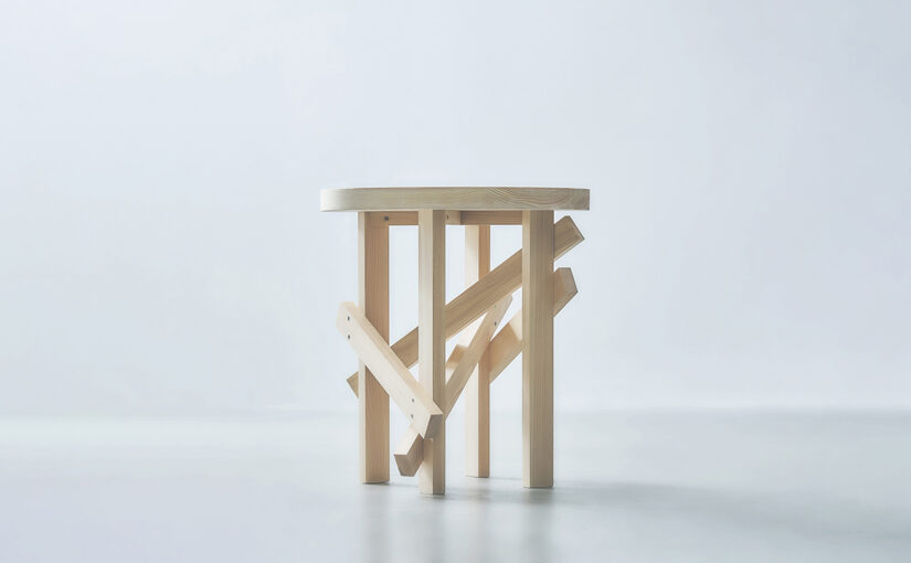 自分だけの形が完成する建築家・隈研吾が監修のスツール・木工特別体験「タテヨコナナメ」