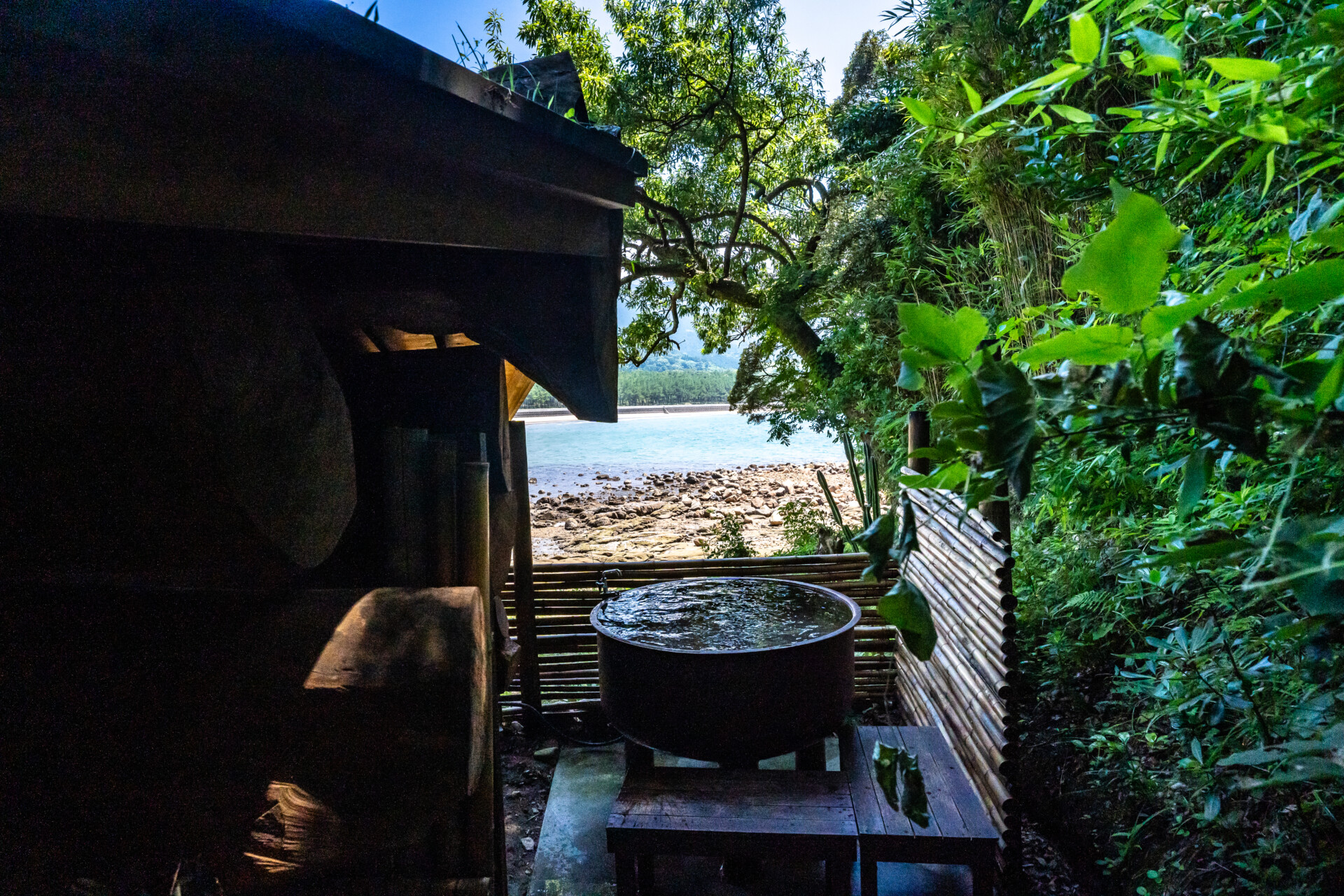 hideway sunset camp sauna