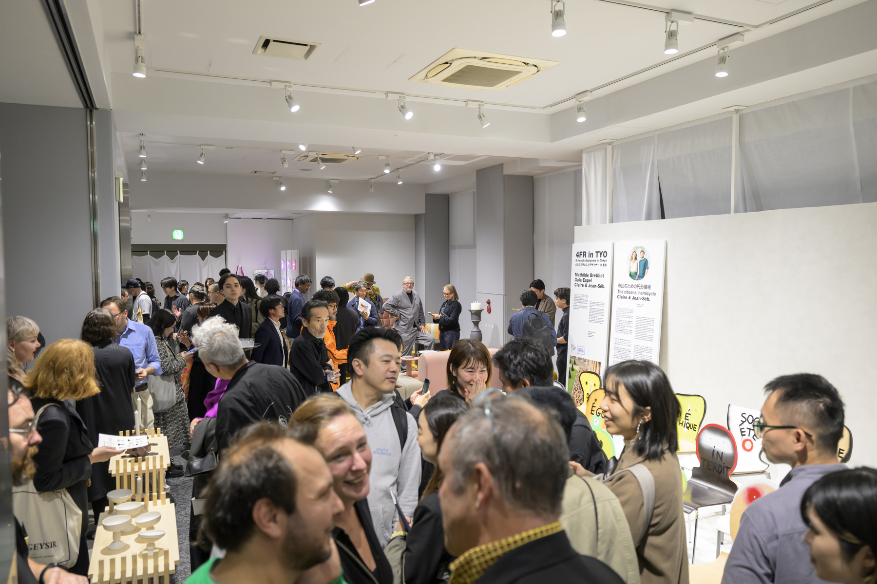 オープニングレセプションの様子　©Takuya Yamauchi